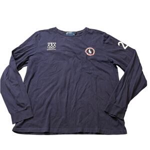 Polo Ralph Lauren Men Long Sleeve Olympics Canada 2010 Official‎ USA Shirt XL